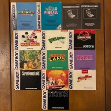 Nintendo Gameboy Classic Color Spiele Anleitungen verschiedene zur Auswahl