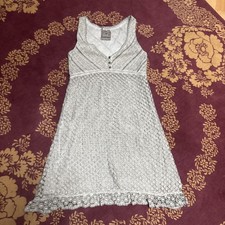 Nile Tunika Kleid hellgrau top edel Unterkleid Baumwolle ungetragen