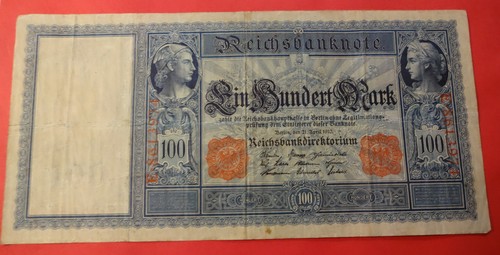 Reichsbanknote 100 mark - mark, 21
