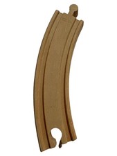 BRIO Holzeisenbahn Gleis Kurve Holz Schiene Braun Modelleisenbahn