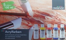 Crelando Acrylfarben Set 5
