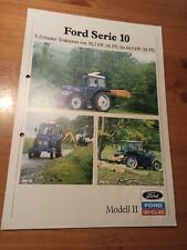 Prospekt Ford Serie 10 Broschüre Traktor Schlepper H