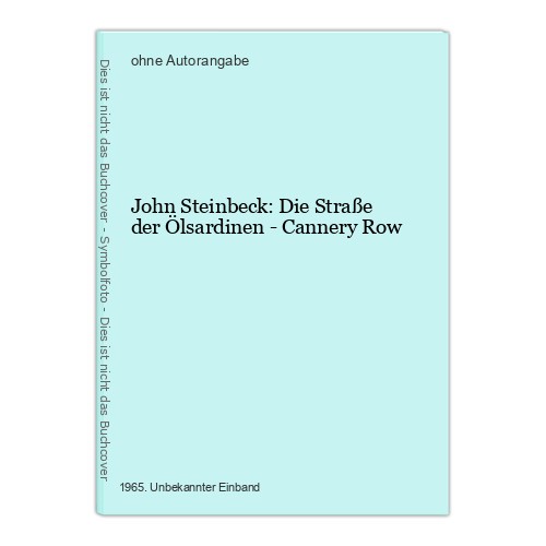 John steinbeck die - die, straße