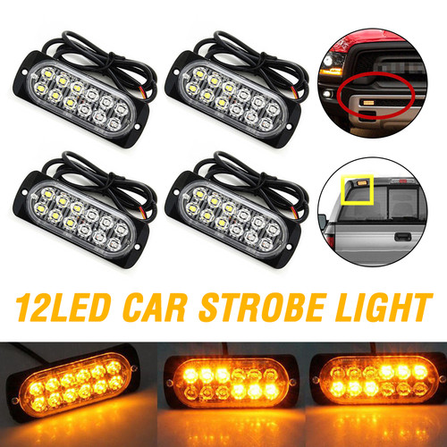 4stk 12led auto frontblitzer - 4stk,