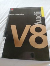 Audi V8 Pressemappe 7/93 Deutsch – Original Presseinformation mit Fotos &...