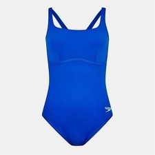 Speedo Damen Badeanzug mit Flexband und Integriertem Schwimm-BH | Schwimmen / 44