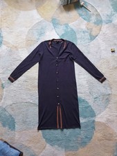 Strickjacke Lang Yest Mantel Anthrazit Gr. 40