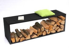 Kaminholzständer Bank D-Stil