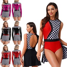 Damen Racer Rennfahrer Bodycon