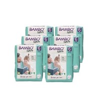 Bamboo Nature Windeln Gr. 6 Monatsbox ~ 120 Stück ~ 6 Packungen ~ NEU