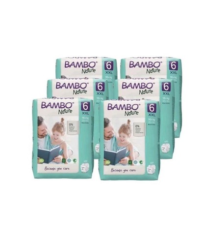 Bamboo nature windeln - bamboo, 6