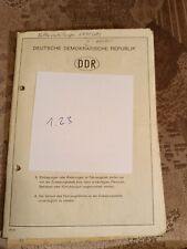 DDR  Futterverteilwagen Anhänger Kfz Brief Nauen HT 20.04/L440 Baujahr 1983