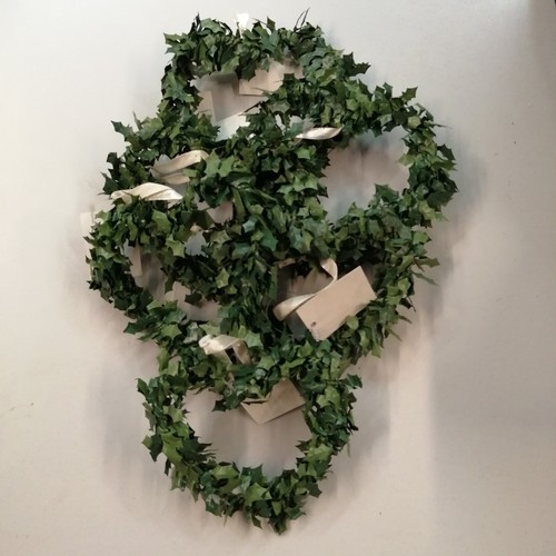 Efeuherzen antennenschmuck - 6x,