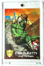 1995 Judge Dredd Trading Card 44 FINK & RATTY