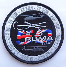 RAF Puma 50 Years Of Service 3,5" Round Patch