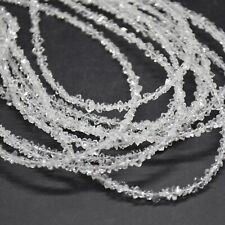 Herkimer Diamant Quarz Chip, Nugget Perlen - 4 Größen - 16", für Schmuckherstellung