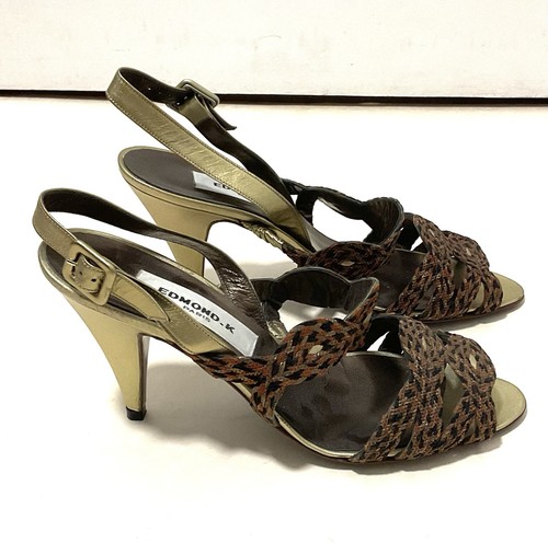 Vintage leder sandalen braun - vintage,