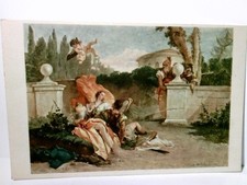 Kunst / Malerei. Rinaldo und Armida im Garten. Alte Ansichtskarte / Künstlerkart