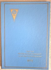 Urkundenmappe HfV Sektion Militärisches Transport- u. Nachrichtenwesen - NVA -