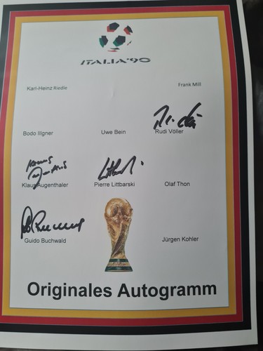 Unikat orignale autogramme - orignale,