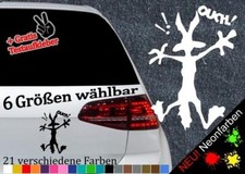 Autsch Koyote Aufkleber 6 Größen 21 Farben- Ouch Cartoon Comic Lustig Roadrunner