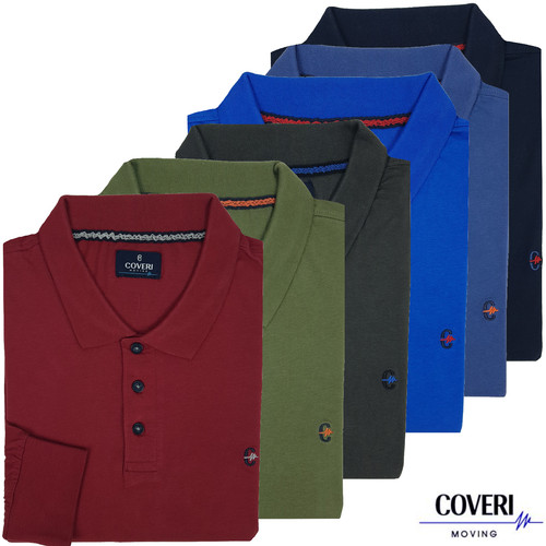 Herren poloshirt langarm - poloshirt, 100%