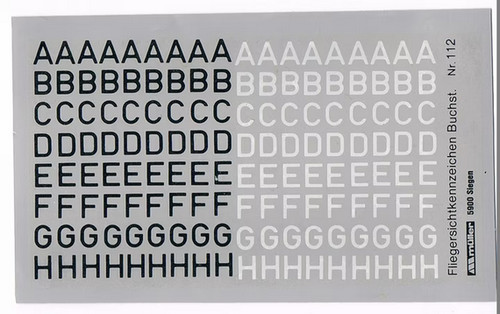 Decals fliegersicht - 1:87, "fliegersicht