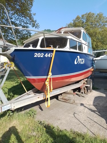 Motorboot diesel stahlwand - motorboot, stahlwand-