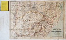 STANFORD'S New Large Scale Map South Africa Krieg Südafrika Stanford 1899