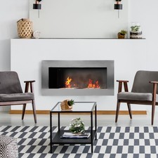 HOMCOM Kamin Biokamin Gelkamin Ethanolkamin Bioethanol Kaminofen Wandkamin Stahl