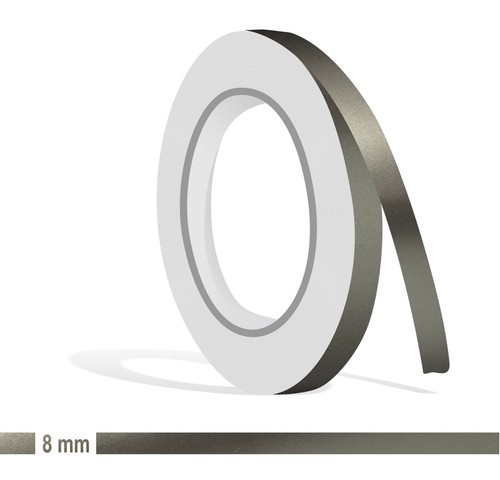 Zierstreifen 8mm graphit - 8mm,