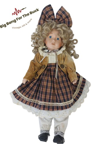 Künstlerpuppe porzellan 38cm - porzellan,