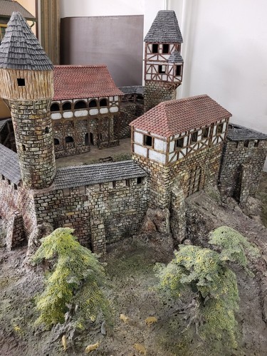 Diedhoff burg diorama mit - burg,