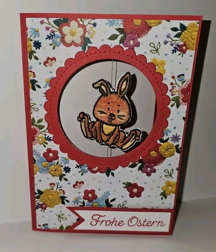 Grusskarte drehkarte ostern - grusskarte,
