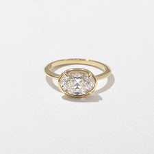 Ovaler Lab Grown Diamant