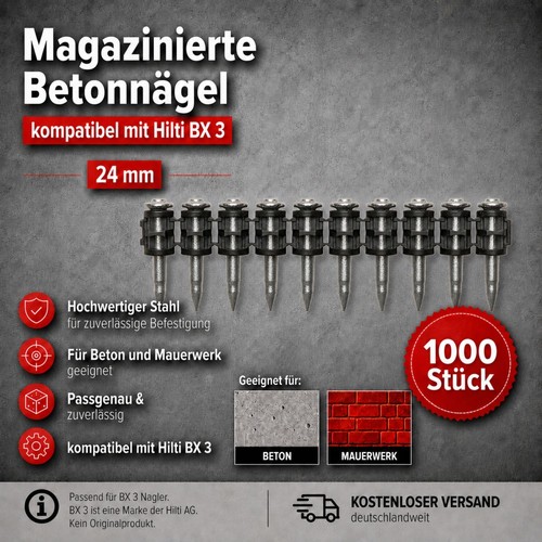 Betonnägel 1000 - 24,