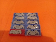 Hakenklingen Cuttermesser Ersatzklinge, 10 Stück, 19mm, Teppichmesser