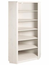 Eckregal massiv 3 Fächer Wohnzimmer Regal Bücherregal Standregal Büroregal