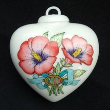 Hutschenreuther Porzellan Mini Herz Frühlingswiese * Eibisch * OVP