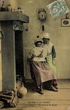 Ak Französische Tracht