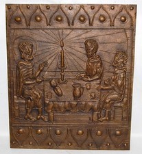 XL Relief, Bronze, Abendmahl