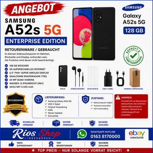 Samsung galaxy a52s 128gb - samsung,