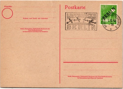 Berlin auf postkarte - berlin,
