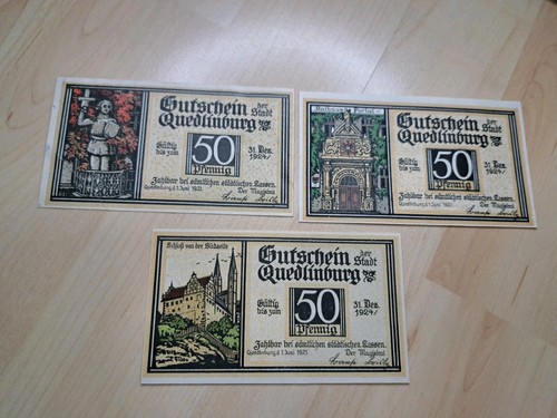 Notgeld quedlinburg - notgeld,