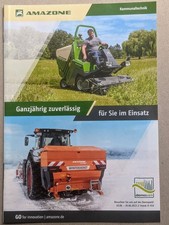 Amazone Profihopper Rasenmäher Winterdienst Streuer Prospekt Traktor Schlepper