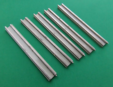 5x Gerade Schienen Gleis grau
