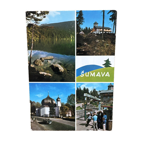 Ansichtskarte postkarte sumava - ansichtskarte,