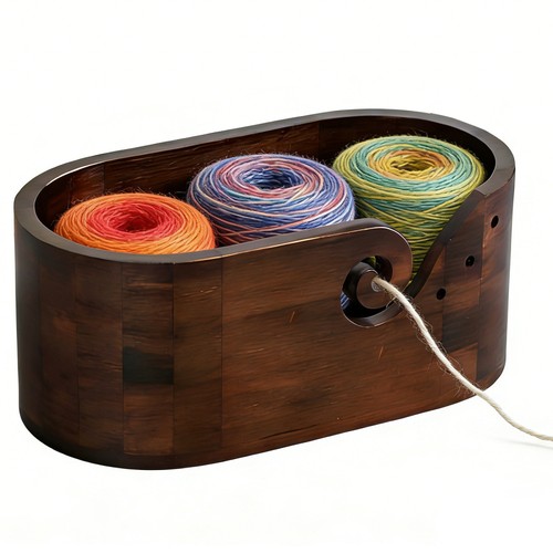 Garnschale holz handstrickgarn - holz,