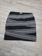 H&M S schwarz weiß gestreift