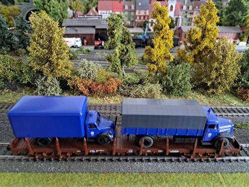 Märklin rungenwagen thw - ",